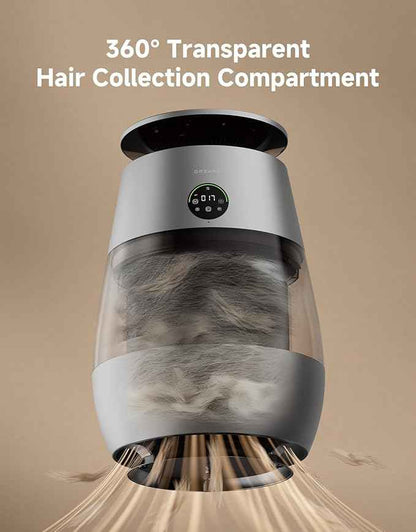 ‌Dreame Pet Air Purifier, 1346 ft² for Home Large Room, NeverChange 5.4-Year Filters for Odor Purification, 360° Visual Collection of Hair, ‌Pet-Friendly Design, APP & Voice Control, AP10-Grey