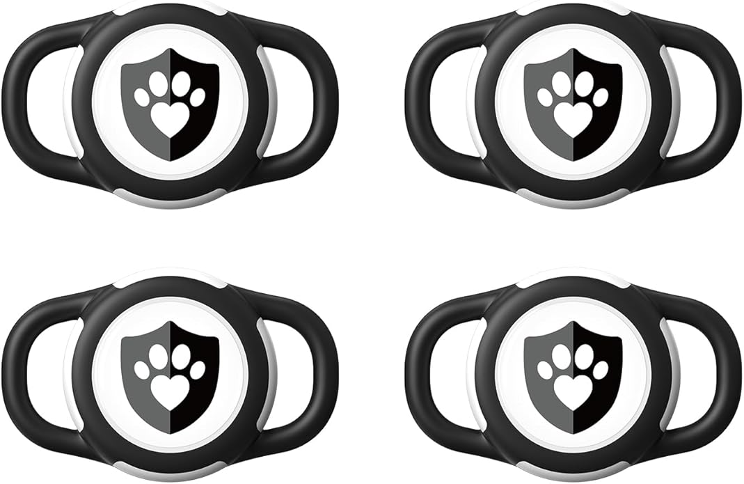 Waterproof AirTag Dog Collar Holder for Apple AirTag QR Code