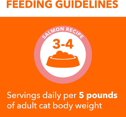 IAMS Perfect Portions Healthy Adult Grain Free Wet Cat Food Pate, Salmon Recipe, 2.6 oz. Easy Peel Twin-Pack Trays (24 Count, 48 Servings)