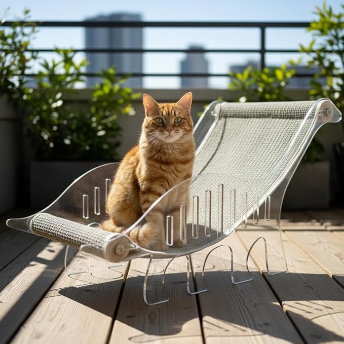 Cat bed for indoor cats cat scratcher bed adjustable acrylic pet bed and pet sofa with sisal - cute dinosaur shape for all small and medium-sized pets and small dog, pet furniture & pet hammock