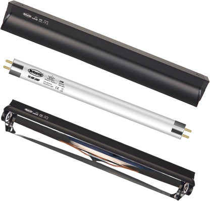 MRREPTILE T8 UVB Reptile Light, 15W 10.0 UVB Lamp for Desert Reptiles, Bearded Dragon UVB Light Bar, UVB Reptile Liner Light Fixture and Tube Bulb