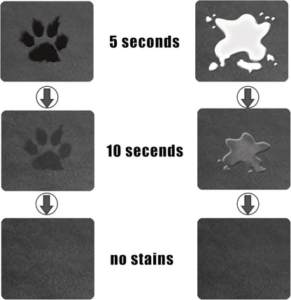 Large Boho Dog Food Mats for Floors, Absorbent Dog Bowl Mat for Food and Water Dispenser Mat, Quick Dry Cat Food Mat Pet Supplies (Light Vintage, 36 * 16)