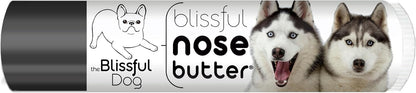 The Blissful Dog Husky Nose Butter for Dry, Cracked Skin, Lick-Safe Dog Nose Balm with Moisturizing Shea Butter, Almond, Olive, and Essential Oils, Pet Supplies, Uncented, 0.15 oz.