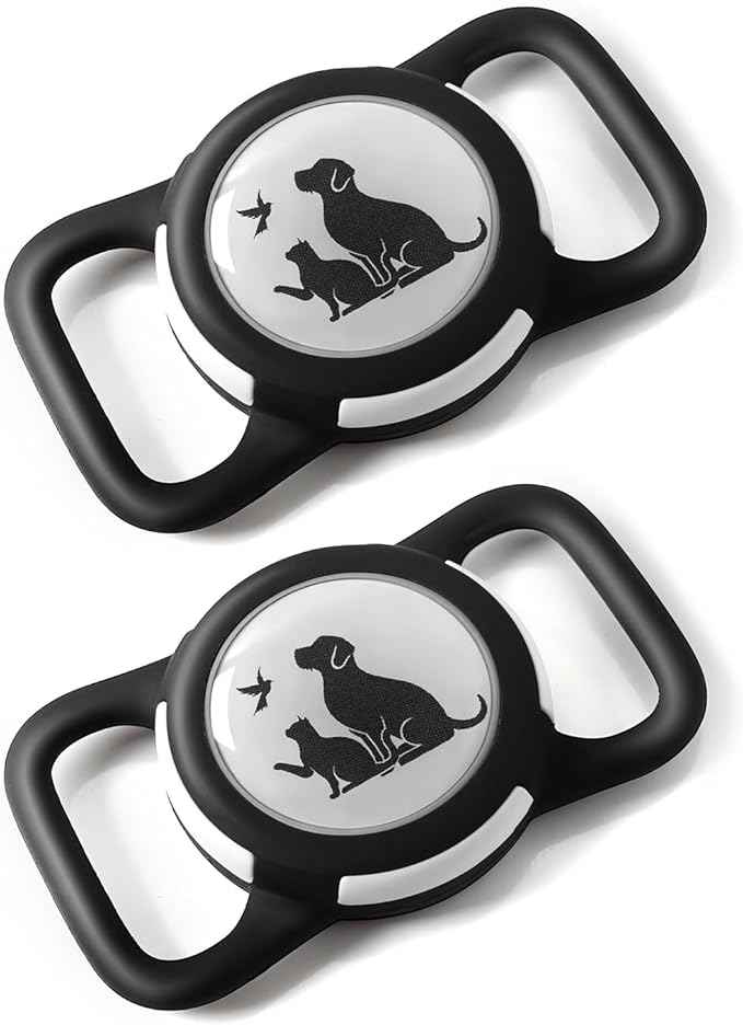 Compatible with Holder Airtag for Dog Collar with Apple Case Waterproof