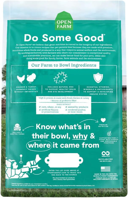 Open Farm Grain Free Kitten Recipe, Chicken & Turkey, 2 lb