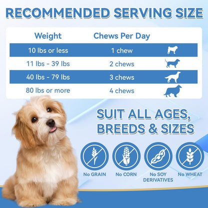 200 PCS Hemp Calming Chews for Dogs 200, Advanced Calming Treats for Dogs with Hemp Oil Melatonin Chamomile for Anxiety Relief, Separation, Stress Relief - Chicken Flavor