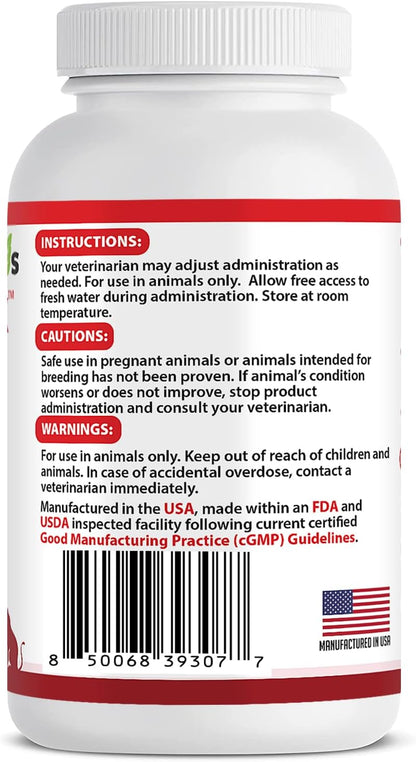 RENARAMAX Dietary Phosphate Binder and Renal Support Supplement for Cats and Dogs Count (Made in U.S.A) (120 Caps)