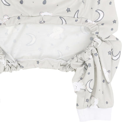 HDE Dog Pajamas One Piece Jammies Jumpsuit Pet Clothes Outfit Stretchy Lightweight Comfy Shirt Pjs for M-3XL Dogs Goodnight Polar Bears - XL