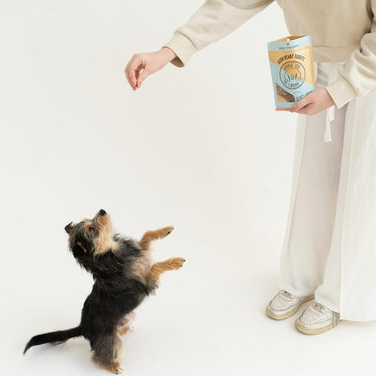 Winnie Lou The Canine Co. Freeze Dried Bison Heart Tidbits - Single Ingredient, Human-Grade, No Artificial Flavors or Fillers, Perfect for Training (Pack of 1)