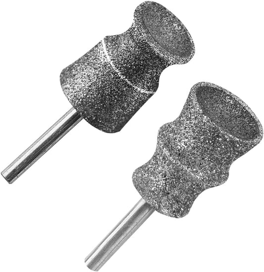 Diamond Dremel Dog Nail Grinder Attachment,1/8'' Pet Nail Grinder Wheel for Dremel Dog Nail Grinder, Diamond Rotory Bit for Dogs&Pets Nail Care,2-Pack（Large A&D）