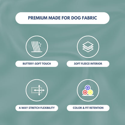 Spark Paws Dog Hoodie – Premium Dog Sweater for Small, Medium, and Large Dogs | Warm Outfits for French Bulldogs, Pitbull, Puppy, Winter Jacket Alternative - Teal - XL