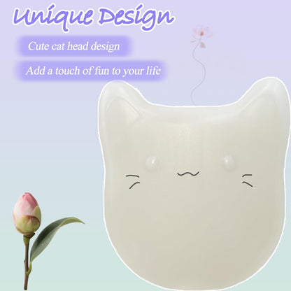 NewKe 4 Pack Deodorizer for Cumrige Self Cleaning Litter Box, Odor Eliminator Compatible with Fumoi Automatic Cat Litter Box, Cute Cat Shaped Design with Camellia Flower Scent, Fragrance Refills