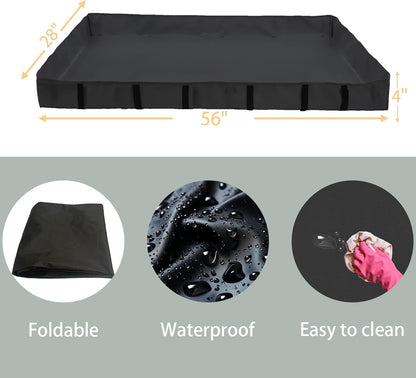 Xymoso DIY Guinea Pig Cages with Waterproof Canvas Bottom,16 Panels Small Animal Cage Pet Playpen with Door for Bunny Turtle Hedgehog,Indoor Metal Wire Yard Fence Outdoor