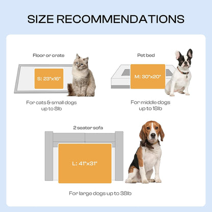 Luciphia 1 Pack 3 Calming Dog Blanket Fluffy Premium Fleece Pet Blankets Soft Sherpa Throw for Dogs Puppy Cat Grey/Beige/HazeBlue Large (41" x31")