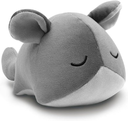 Paw Inspired Chinchilla Cuddler for Chinchillas, Guinea Pigs, Hamsters, Rats, Ferrets, Hedgehogs, Sugar Gliders, Small Animals | 9-Inch Chinchilla Plush Accessory Toy (Gray)