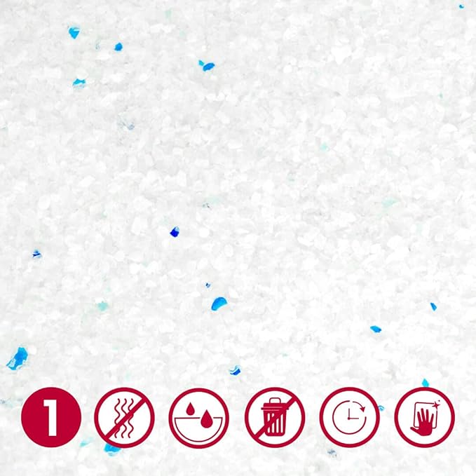 Omlet Silica Clumping Cat Litter | Ultra Hygienic, Absorbent & Sustainable | Excellent Odour Control and High Absorbency | No. 1 - Silica - 7 lbs. 11 oz.