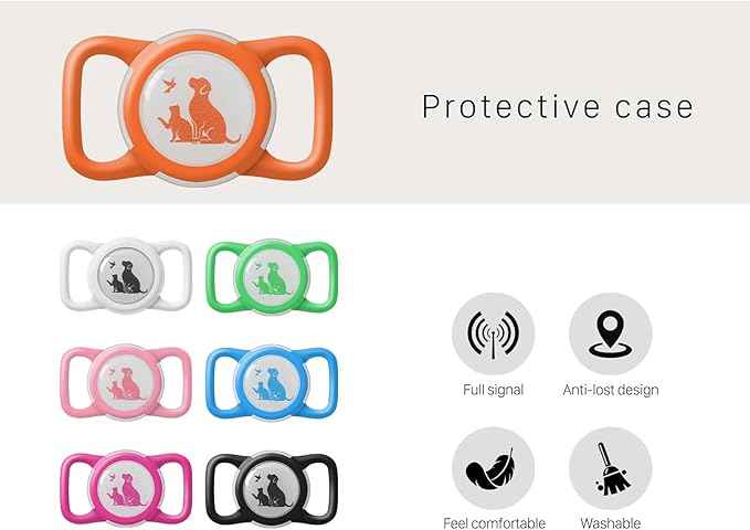 Compatible with Holder Airtag for Dog Collar with Apple Case Waterproof