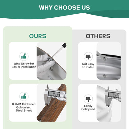 Galvanized Raised Garden Bed Outdoor - 4×2×1ft Planter Raised Beds for Gardening | Oval Metal Garden Planter Box with Safety Edging and Gloves for Vegetables Fruits and Flowers - Grain