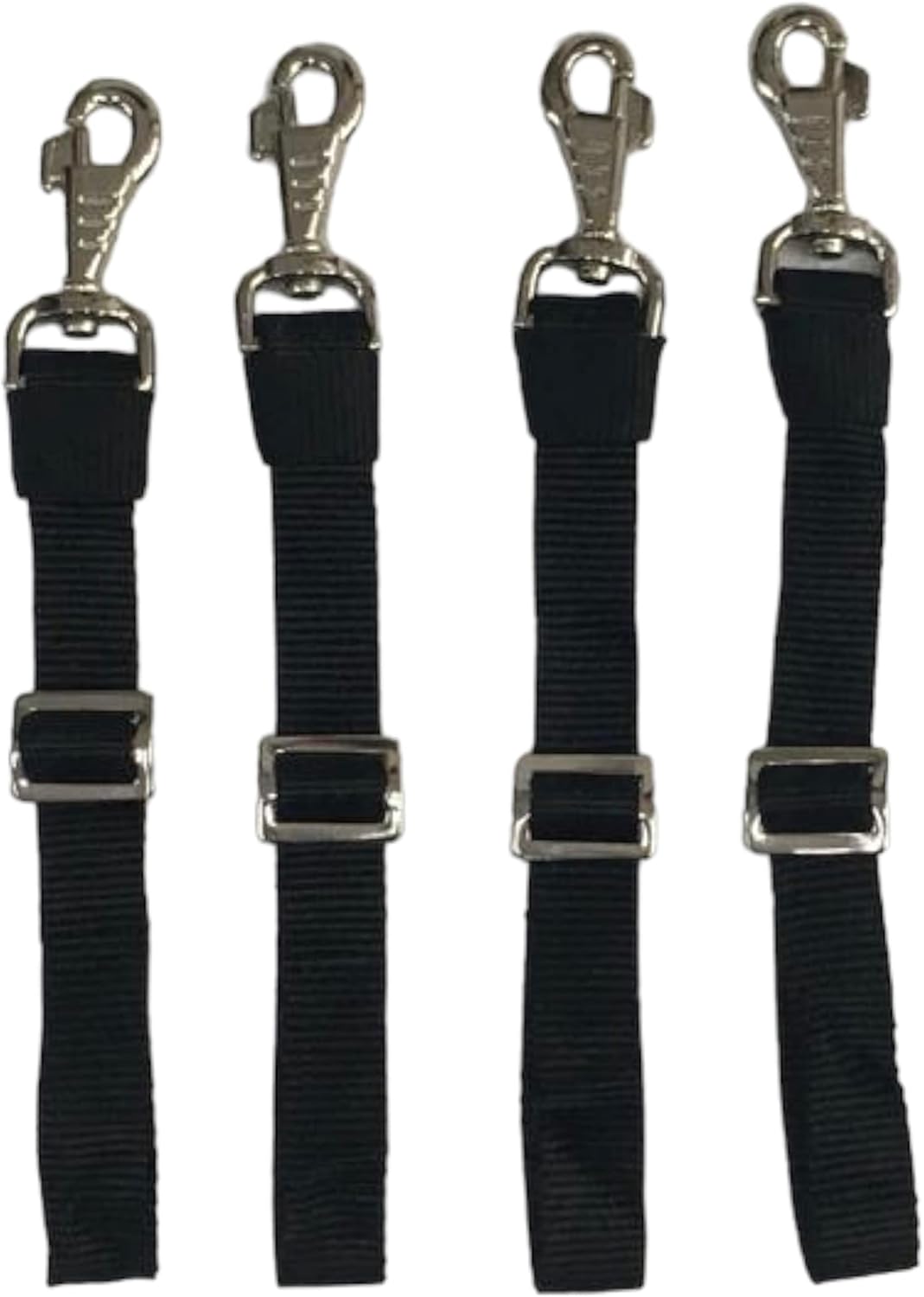 Majestic Ally 1200D 29"x19" Horse Stall Guard with Replaceable and Adjustable Length Straps and Replaceable Hardware (Black Black)