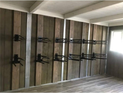 Saddle Rack with Pad Bar for Horse Enthusiast | Heavy-Duty Saddle Rack Wall Mount | Western & English Saddle Rack | Keeps Tack Organized