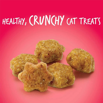Fruitables Cat Treats Crunchy Salmon & Cranberry Cat Treats Healthy Low Calorie, High Protein Wheat, Corn & Soy Free 30 Ounces