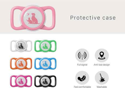 Compatible with Holder Airtag for Dog Collar with Apple Case Waterproof