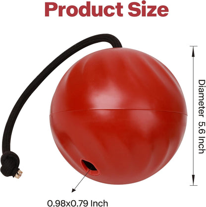 Pet Prime Dog Treat Ball Interactive Squeaky Rolling Treat Dispensing Toys Dog Food Puzzle Slow Feeder Ball Mental Stimulation Enrichment Toys for Small,Medium,Large Breeds