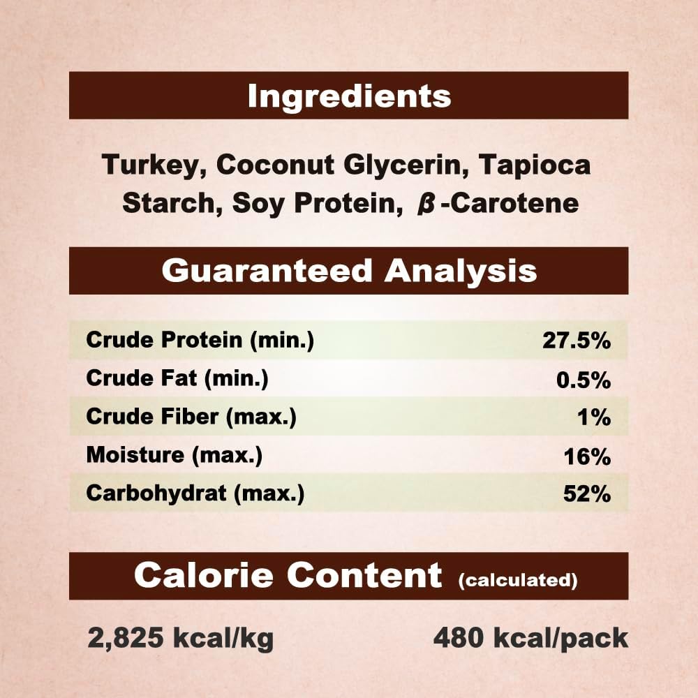 AFreschi Natural Turkey Treats Star Bites –6 oz, Hexagonal Shape, USA-Sourced Trukey, All-Natural, Hypoallergenic, Low-Fat, Healthy & Easily Digestible, Puppy & Training Snack & Small Dogs