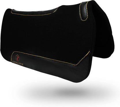 Kavallerie All-Purpose Saddle Pad with Quilted Anti-Slip Padding and Breathable Mesh Fabric for Maximum Airflow and Comfort, Works for English