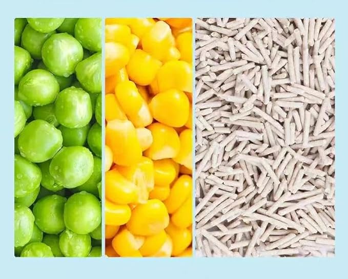 Tofu Cat Litter 5.6LB Fast Clumping, Dust-Free,100% Food Grade Raw Materials, Clumping,Flushable,Ultra Absorbent and Fast Drying,Solubility in Water,Really Dust-Free,Less Scattering (1)
