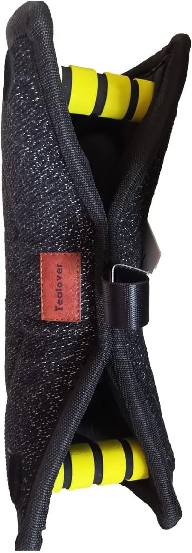 Tealover Dog Bite Pillow Wedge with 2 Strong Handles Interactive Tug Toy for Puppies Young Dogs Training Playing Fetching Games