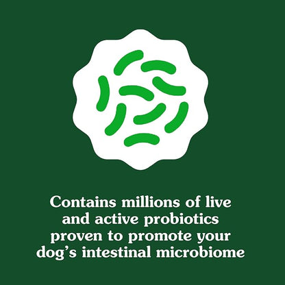 Greenies Supplements Digestive Health Probiotics for Dogs, Dog Probiotic Supplements, Chicken Flavor, 15.6 oz. Pouch of 80 Count