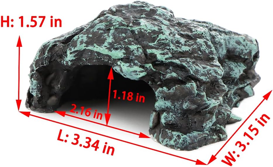 Spider Hide Shelter, Scorpion Terrarium Landscape, Centipedes Rest Hideout Cave, Small Turtle Hole Adornment