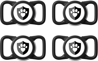 Waterproof AirTag Dog Collar Holder for Apple AirTag QR Code