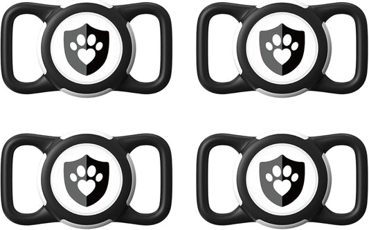 Waterproof AirTag Dog Collar Holder for Apple AirTag QR Code