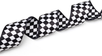 Mercano Adjustable Dog Collar - Special Design Patterns, Soft Nylon Comfortable Durable Pet Collar for Small Medium Large Dogs (L, Rhomb)