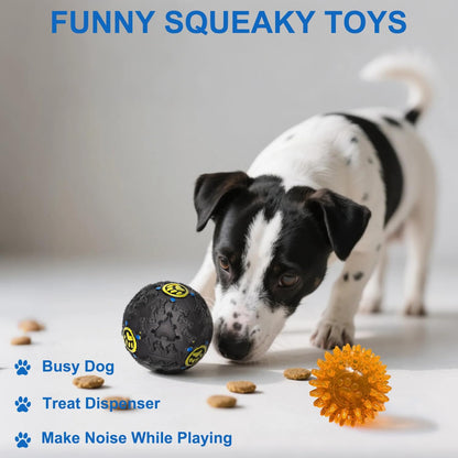 Dog Toys 15 Pack for Teeth Cleaning and Fun, Puppy Teething Chew Toys Interactive Rope Squeaky Treat Balls & Rubber Tous Bulk– Variety Dog Gifts Set Reduce Anxiety & Save Furniture