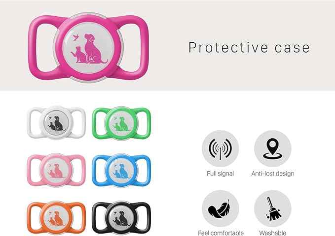 Compatible with Holder Airtag for Dog Collar with Apple Case Waterproof