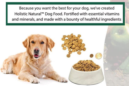 Bench & Field Holistic Natural Adult Dry Dog Food, Chicken Meal and Brown Rice Recipe 6.6 lb Bags (Pack of 4)