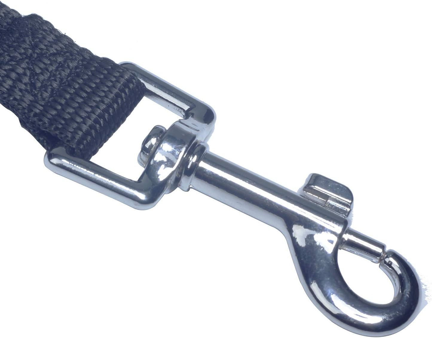 Dog/Puppy Obedience Recall Training Agility Lead - 20ft Long Training Leash，3/4in Wide - Great for Play, Camping, or Backyard (20 Feet, Black)