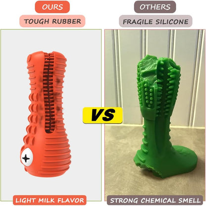 Dog Toys for Aggressive Chewers Large Medium Breed, Indestructible Dog Toothbrush Chew Toys, Squeaky Interactive Tough Extremely Durable, Dogs Toys to Keep Them Busy