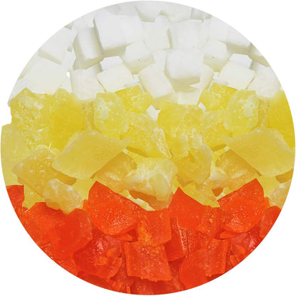 Tropical Trio - Healthy Natural Mixed Dried Fruit Treat - Papaya, Coconut, Pineapple - for Sugar Gliders, Squirrels, Prairie Dogs, Skunks, Marmosets, Parrots, Birds, Rats, Small Pets (4.5 oz.)