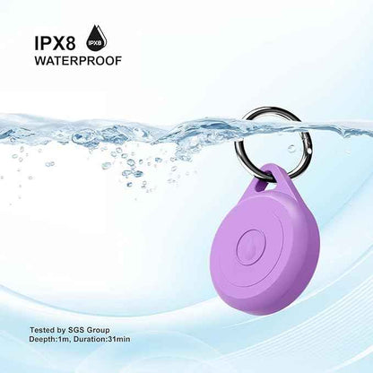 Air tag Keychain Holder Case for Apple Air tag, 4 Pack of IPX8 Waterproof, Fully Shockproof, Anti Scratch Air tag Holder Case for Key, Kid, Bag, Luggage, Pets Collar