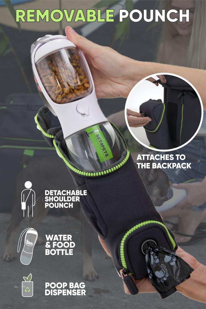 Cat Backpack Carrier & Dog Car Seat for Small Pets Up to 25 lbs - Expandable Cat Carrier Backpack with Breathable Mesh - Waterproof for Travel - 3 in 1 - Pawvie