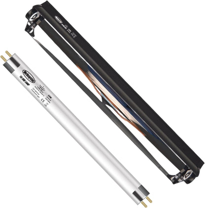 MRREPTILE T8 UVB Reptile Light, 15W 10.0 UVB Lamp for Desert Reptiles, Bearded Dragon UVB Light Bar, UVB Reptile Liner Light Fixture and Tube Bulb