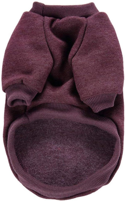 Jecikelon Dog Clothes Dogs Sweater Soft Puppies Clothing Winter Puppy Sweaters Warm Outfit for Dogs Small XXS XS Cat Apparel (Brown, XL)