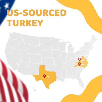 iPaw Turkey Dog Treats, All Natural Human Grade Dog Treat, Suitable for Training chew, US Sourced Raw Material, Hypoallergenic, Rawhide Alternative, Braided Stick (Pumpkin)