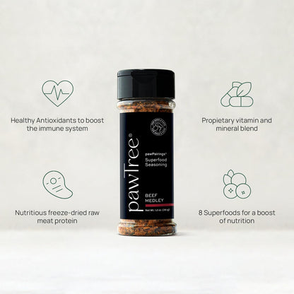 pawTree Unleash Your Inner Chef - pawPairings Pet Food Topper - 3Pack (Salmon, Beef, Chicken Liver)