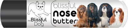 The Blissful Dog Cavalier King Charles Spaniel Nose Butter, Versatile Dog Nose Balm for Dry Nose, Handcrafted Nose Moisturizer, Easy-to-Apply Dog Essentials, Unscented, 0.15 oz.