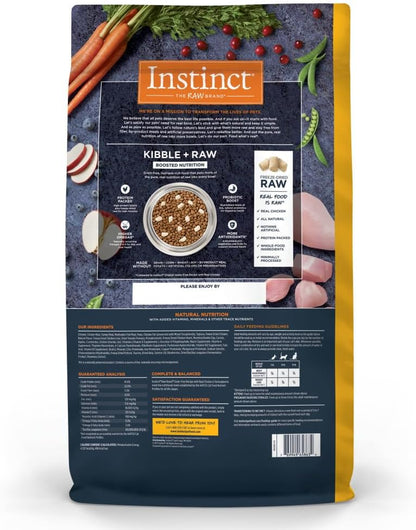 Instinct Raw Boost, Natural Dry Cat Food with Freeze Dried Pieces, High Protein, Grain Free Recipe - Real Chicken, 10 lb. Bag